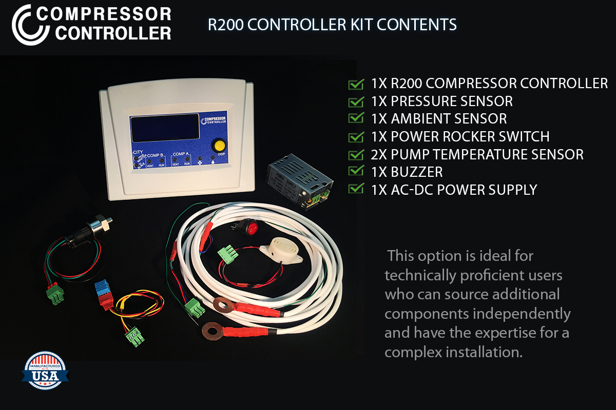 R200 Compressor Controller for Dual  or Duplex Pumps