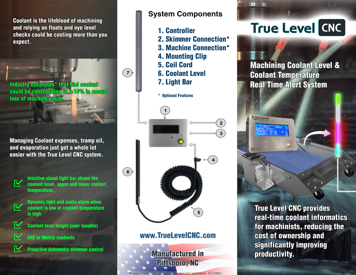 TrueLevel CNC - Coolant Level Monitoring - Model A